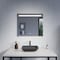 Anzzi 28in x 32in LED Front/Top/Bottom Light Bathroom Mirror With Defogger BA-LMDFX011AL - alternate 5